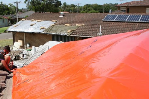 Stormseal for Emergencies: Stormseal weatherproofs buildings to prevent costly further damage