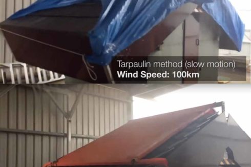 Stormseal vs Tarp | Stormseal weatherproofs buildings to prevent costly further damage